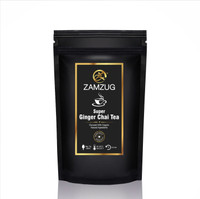 ZAMZUG Special Super Ginger Chai Tea infused Ginger Tea Blend Pouch(100 g)