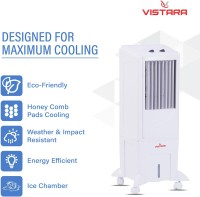 Vistara Nexa Tower Air Cooler 25 Liters Tower Air Cooler with Ice Chamber Tower Air Cooler(White, 25 Litres)   Air Cooler  (Vistara)