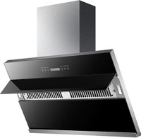 Kaff Nobelo DHC 90 Auto Clean Wall Mounted Black 1250 CMH Chimney