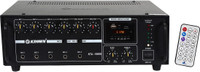 KE Krown KTA-1500U PA Amplifier with Bluetooth, USB Player, 5 Mic Input 150 W AV Power Amplifier(Black)