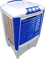 View QUBIFT COOLEST_85_LTR AIR BOOSTER Desert Air Cooler(Blue, 85.0 Litres) Price Online(QUBIFT)