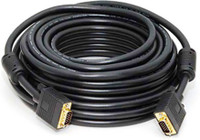 99Gems VGA Cable 50 m PREMIUM QUALITY 50 MTR MALE VGA TO MALE(Compatible with COMPUTER, MONITOR, CCTV, PROJECTOR, Black, One Cable)