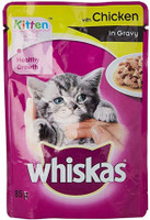 Whiskas kitten chicken in gravy 85 g (pack of 5)...