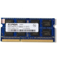 ELPIDA PC3 12800S 1600MHZ DDR3 8 GB (Dual Channel) Laptop (EBJ81UG8BBU0-GN-F)