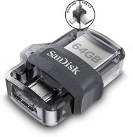 SanDisk Ultra Dual Drive 3.0 OTG 64 GB Pen Drive(Black)