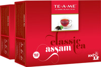 TE-A-ME Assam Tea, Pack of 2 ( 2 x 100 = 200 Tea Bags) Black Tea Bags Box(200 Bags)