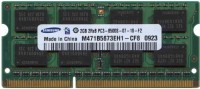 SAMSUNG 1066mhz laptop RAM DDR3 2 GB (Dual Channel) Mac, Laptop (M471B5673EH1-CF8 PC3-8500s CL7)