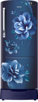 SAMSUNG 230 L Direct Cool Single Door 3 Star Refrigerator with Base Drawer(Camellia Blue, RR24R285ZCU/NL)