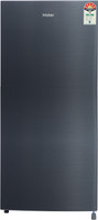 Haier 195 L Direct Cool Single Door 5 Star Refrigerator(Shiny Steel, HRD-1955CSS-E)