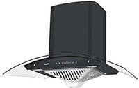 Kaff KAF61M Wall Mounted Chimney(Black 1000 CMH)