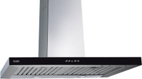 Glen 6052 SS 60 1000M3 BF-LTW Wall Mounted Chimney(Steel 1000 CMH)