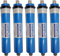 Kemflo 75 GPD membrane For RO Water Filter/Purifier Pack Of 5 String Filter Cartridge(0.5, Pack of 2)
