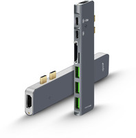 Power Up USB Type-C Hub Adapter USB Adapter(Grey)