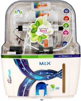 MAX NX AquaFresh 16 L RO + UV + UF + TDS Water Purifier(White, Transparent)