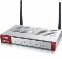 Zyxel [USG40W] ZyWALL (USG) UTM Firewall, Blocks Ransomware, Gigabit Ports, for Small Offices, Includes 1-Year UTM Services BundledWireless Network Switch(Red)
