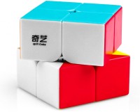 D ETERNAL Cube Qiyi Qidi S 2x2 High Speed Stickerless Puzzle Magic Cube(1 Pieces)