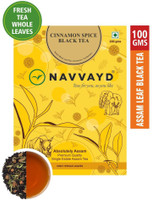 Navvayd Cinnamon Spice Black Tea, Assam Black Tea Spices Black Tea Pouch(100 g)