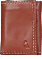 ADAMIS Men Tan Genuine Leather Wallet(6 Card Slots)