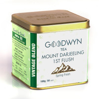 Goodwyn Darjeeling First Flush Tea, 100 Grams, Makes 50 Cups Black Tea Box(100 g)