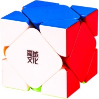 D ETERNAL YJ MoYu Skewb High Speed Sticker-Less Magic Twisty Puzzle Cube 3x3x3(1 Pieces)