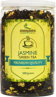 Pranacharya Jasmine Green Tea Jasmine Green Tea Plastic Bottle(100 g)