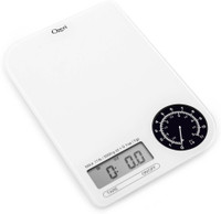 Ozeri Rev Digital Kitchen Scale with Electro-Mechanical Weight Dial Weighing Scale(Black)