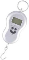 Granny Smith Portable 50kg-Digital Kitchen Luggage Hanging LED Smiley Weighing Scale(Silver)