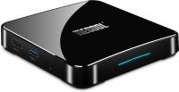 MECOOL KM3 Deluxe Google Certified Android 9.0 ATV Android TV Box Amlogic S905X2 4GB/64GB Dual WiFi 2T2R Bluetooth 4.0 Voice Remote Control Miracast Media Streaming Device(Black)