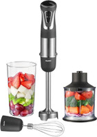 AGARO 800 W Black, Grey Hand Blender(Marvel Hand blander & chopper)