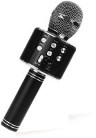 little monkey DYNAMIC SOUND Bluetooth Handheld Karaoke Wireless Microphone Portable HiFi Speaker (BLACK) WIRELESS(Multicolor)