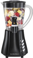 Hamilton Beach 4 Speed WaveStation Blender | Model# 58615 2Z1BXT7SGVN7 500 Juicer Mixer Grinder (1 Jar, Black)