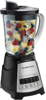 Hamilton Beach Power Elite Multi-Function Blender | Model# 58148 1V7TLYFEEEVA 500 Juicer Mixer Grinder (1 Jar, Black)