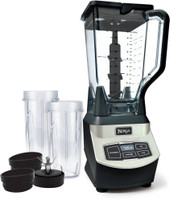 Ninja Professional Blender with Single Serve Cups (BL660WM) 5N2APZZBJN35 500 Juicer Mixer Grinder (1 Jar, Black)