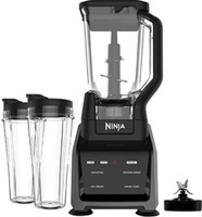 Ninja Intelli-Sense Blender Duo 1OJAD0YXY996 500 Juicer Mixer Grinder (1 Jar, Black; Gray)