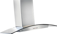 Glen GL 6071 SS 90 Wall Mounted Chimney(Silver 1000 CMH)