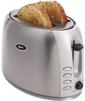 Oster 11PQNHQ4RU2A 500 W Pop Up Toaster(Silver)