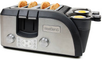 West Bend 5VZ0Z83G86UA 500 W Pop Up Toaster(Multicolor)