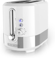 Black & Decker 387TDURYTJXT 500 W Pop Up Toaster(White)