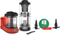 Ninja Precision Processor with Auto-Spiralizer - Red (NN310R) 500 W Food Processor(Red)