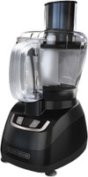 Black & Decker 8-Cup Food Processor with Stainless Steel Blade Black FP1600B 500 W Food Processor(Black)