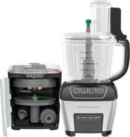 Black & Decker 11-Cup Dicing and Slicing Performance Food Processor FP6010 500 W Food Processor(Stainless Steel)