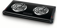 Black & Decker 2VDYOMX6KHYX Radiant Cooktop(Black, Jog Dial)
