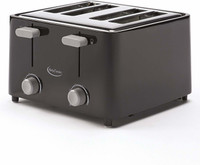 Betty Crocker 30LOJZWGGOQW 500 W Pop Up Toaster(Black)