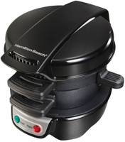 Hamilton Beach Breakfast Sandwich Maker | Model# 25477 Grill(Black)