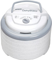 Nesco FD-75PR Snackmaster Pro 600 Watt Food Dehydrator Food Steamer(White)