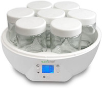 Nutrichef 2 L Electric Ice Cream Maker(White)