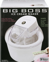 Big Boss 2 L Electric Ice Cream Maker(White)