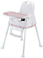 SYGA High Chair for Baby Kids, Safety Toddler Feeding Booster Seat Dining Table Chair (Pink)(Pink)