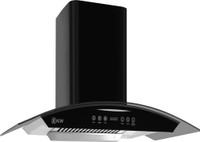 KIW DIOBK900-TITANIUM Auto Clean Wall Mounted Chimney(BLACK 1180 CMH)