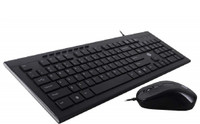 HP Slim Multimedia USB Wired Keyboard and Mouse Combo Combo Set